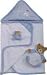 Kaloo Blue Hooded Towel Bath Set