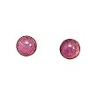 4mm Amethyst Bead Stud Earrings