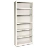 HON COMPANY / Metal bookcase, 81-1/8 high, five adjustable, one fixed shelf, putty / HONS82ABCL / Sold as 1 Each / Mfr Part # S82ABCL \*/ Metal bookcase, 81-1/8 high, five adjustable, one fixed shelf,