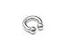 316L Surgical Steel Circular Barbell Horseshoe 00g