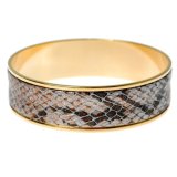 a.v. max - 3 4 Python Inlay Bangle (Pink)
