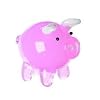 Miniature Glass Pig Figurine