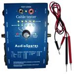 Multi-Function Audio Cable Tester - XLR, Jack, RCA/Phono , MIDI/DIN, Speaker, Microphone Leads etc
