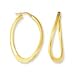 14k Yellow Twisted Hoop Earrings