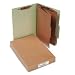 ACCO 16046 ACCO Pressboard 25-Point Classification Folders, Lgl, 6-Section, Leaf GN, 10/Box