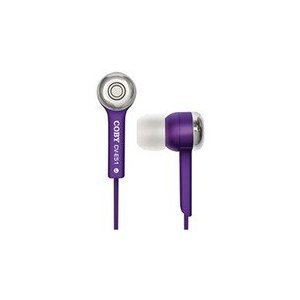 Coby Jammerz High-Performance Isolation Stereo Earphones CVE52PUR (Purple)