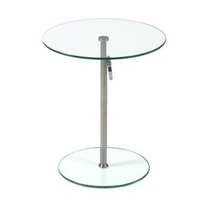 ItalModern Rafaella Round Glass Side Table 211
