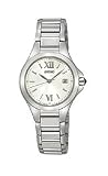Seiko Steel Bracelet Date Window White Dial Women's watch #SXDC13