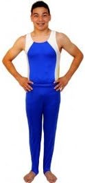 Boys and Men Gymnastics Stirrup Pants - Royal Blue