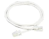 Leviton Gigamax 5E Patch Cord, 3-foot, White