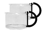 Krups 036-42 Coffeemaker/Urn 10 Cup Glass Carafe, Black Handle, 2 Pack