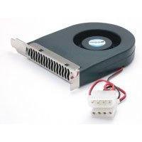 StarTech.com Expansion Slot Rear Exhaust Cooling Fan with LP4 Connector FANCASE (Black)