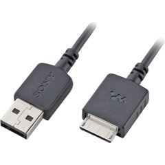Sony WMC-NW20MU USB Cable for NWZ-A800 and NWZ-A600 Series Walkman Video MP3 Player (Black)