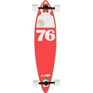 Z-Flex 76 Logo Red Complete Longboard Skateboard - 9 x 38