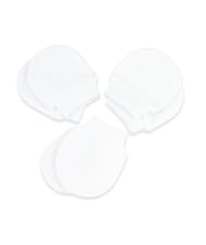 White scratch mitts - 3pk