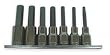 Westward 1EZJ1 Hex Bit Socket Set, SAE, 7 PC