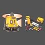 JOHNSON AccuLine Pro 40-6510 Manual-Leveling Rotary Laser Level Kit