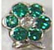 May Daisy Birthstone Floating Charm for Heart Lockets