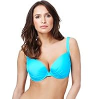 Underwired Ruched Push-Up Bikini Top