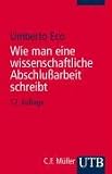 Wie man eine wissenschaftliche Abschlu�arbeit schreibt