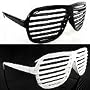 NEW 2 KANYE STRONGER SHUTTER SHADES HIP HOP SUNGLASSES BLACK AND WHITE