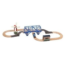 Steaming Around Sodor Battery Powered Set - Thomas the Tank Wooden Train