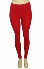 Women long legging tights    (RED)