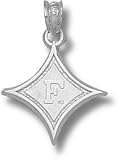 Furman Paladins Diamond with F 5 8 Pendant - Sterling Silver Jewelry