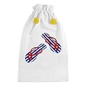 Shoe Bag by Zazendi - Flip Flop stars & stripes