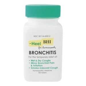 Click here to buy Bronchitis - 100 - Tablets by Heel Inc.