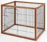 Pet Supplies : Richell Wood Pet Pen 120-90
