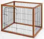 Childrens Toyshop  Pet Supplies : Richell Wood Pet Pen 120-90