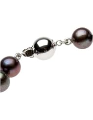 Genuine Ibiza Sterling Silver Freshwater Cultured Black Pearl Strand 42 In Necklace Grams 1.1.100% Satisfaction Guaranteed.