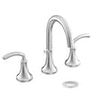 Moen TS6520 Icon Two Handle Widespread Bathroom Sink Faucet Trim Chrome
