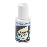 Stock Color All Purpose Correction Fluid, 22 ml Bottle, Ivory (PAP57301)