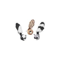 Ethical Crazy Critters Rope Tug Dog Toy Assorted Animals, 11-Inch