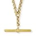 9ct Albert Chain with Belcher Links and T-bar 18in/45cm. Beautiful presentation gift box and anonymous outer packaging. Money back if not 100% delighted
