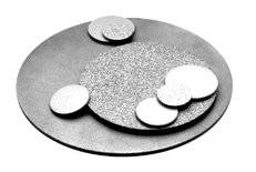 Sintered Metal Filter S/S Type 316L 0.2 micron Pore Size 1/16 Thick