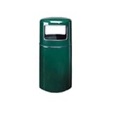 Rubbermaid-Black Atrium Fiberglass Container Dometop (9112BK) Category: Outdoor Trash Cans and Containers