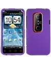 Purple Hard Plastic Rubberized Case Cover for Sprint HTC EVO 3D