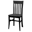 Jacob Beech Wood Dining Room - Kitchen Side Chair - Black