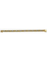 14k TriColor Diamond Cut Bracelet 7"