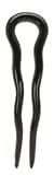 France Luxe 75x20mm Hair Pin - Black