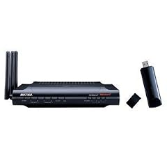 BUFFALO Air Station NFINITI Giga 11n/a/g/b対応 無線LANルーター 子機(USB)セット WZR-AGL300NH/U