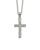 188. Crystal Cross Pendant - Swarovski Crystal