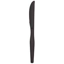 Dixie KH517 Heavy Weight Polystyrene Knife, 7.5" Length, Black (Case of 1,000)