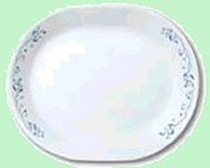 Corningware-Corelle 6017594 PVL Provincial Blue 12.25 Inch Platter - Pack Of 3