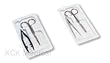 CURITY Suture Removal Kit - Contains 41/2 Fine Point Iris Scissors/Metal Forceps - Each