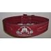MAROON SUEDE DELUXE APT LOGO Weight Lifting Powerlifting Exercise Workout Belt Belts