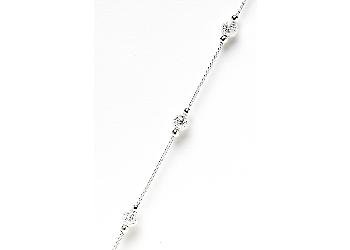 Signature 24-27 Diamond Cut Bead Rollo STERLING SILVER